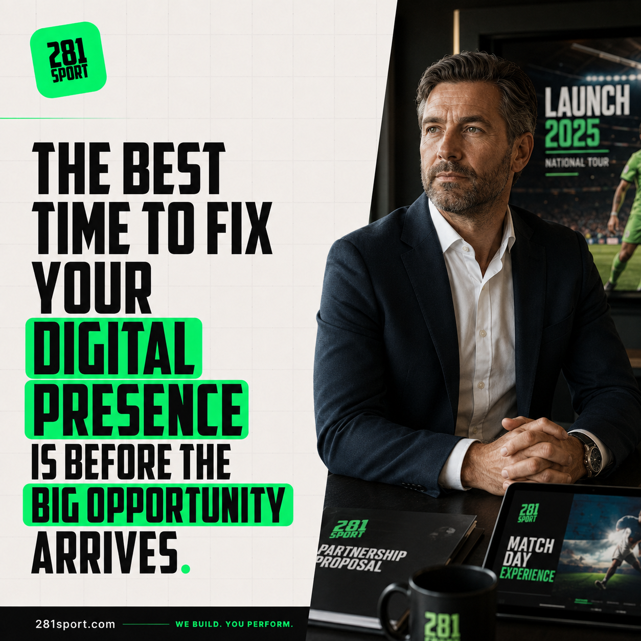 281Sport campaign: fix your digital presence before the big opportunity arrives
